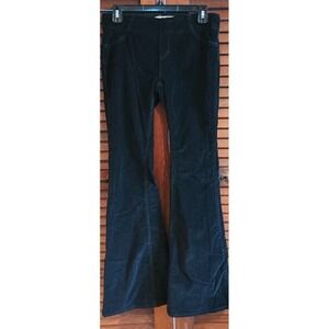 We The Free Black Corduroy High Waisted Flare Bell Bottom Jeans Women's Size 30